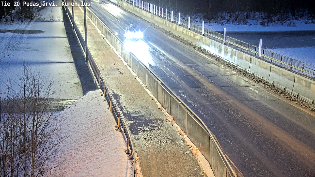 Kelikamerat Kuva Tie 20 Pudasjärvi, Kurenalus, Pudasjärvi, Pohjois-Pohjanmaa