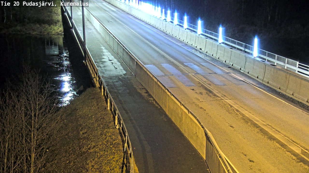 Kelikamerat Kuva Tie 20 Pudasjärvi, Kurenalus, Pudasjärvi, Pohjois-Pohjanmaa