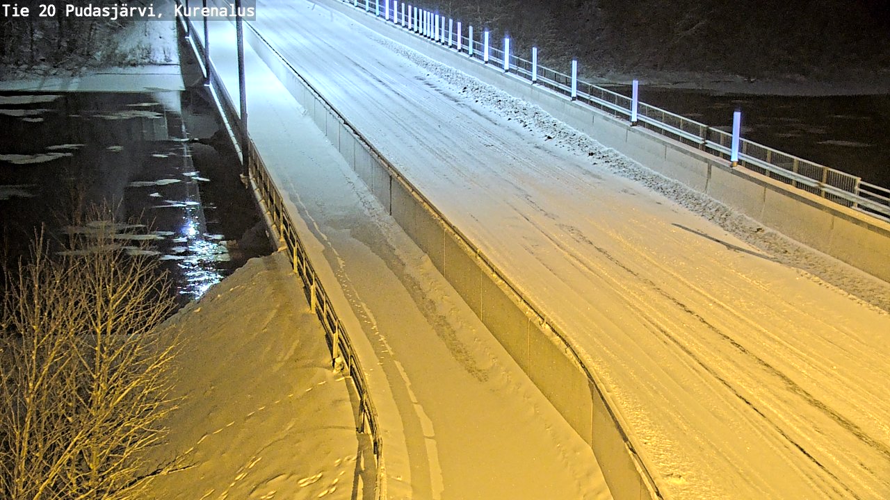 Kelikamerat Kuva Tie 20 Pudasjärvi, Kurenalus, Pudasjärvi, Pohjois-Pohjanmaa