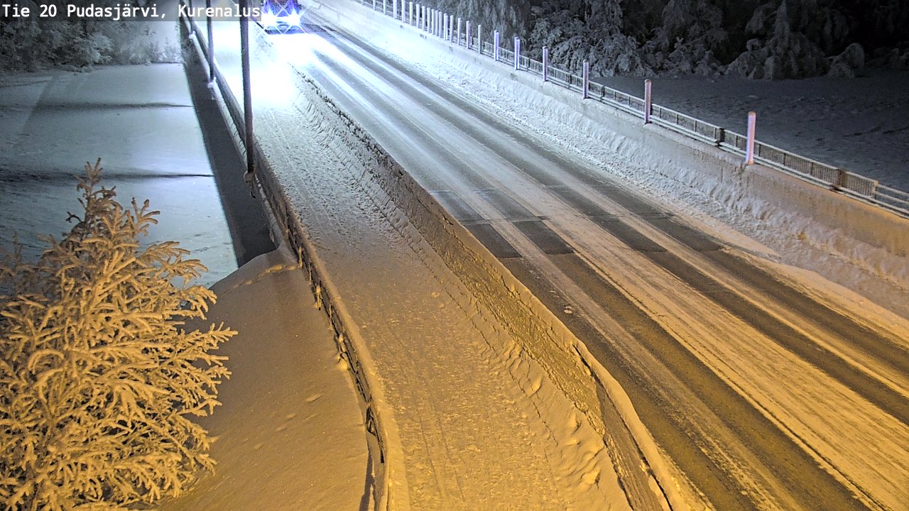 Kelikamerat Kuva Tie 20 Pudasjärvi, Kurenalus, Pudasjärvi, Pohjois-Pohjanmaa