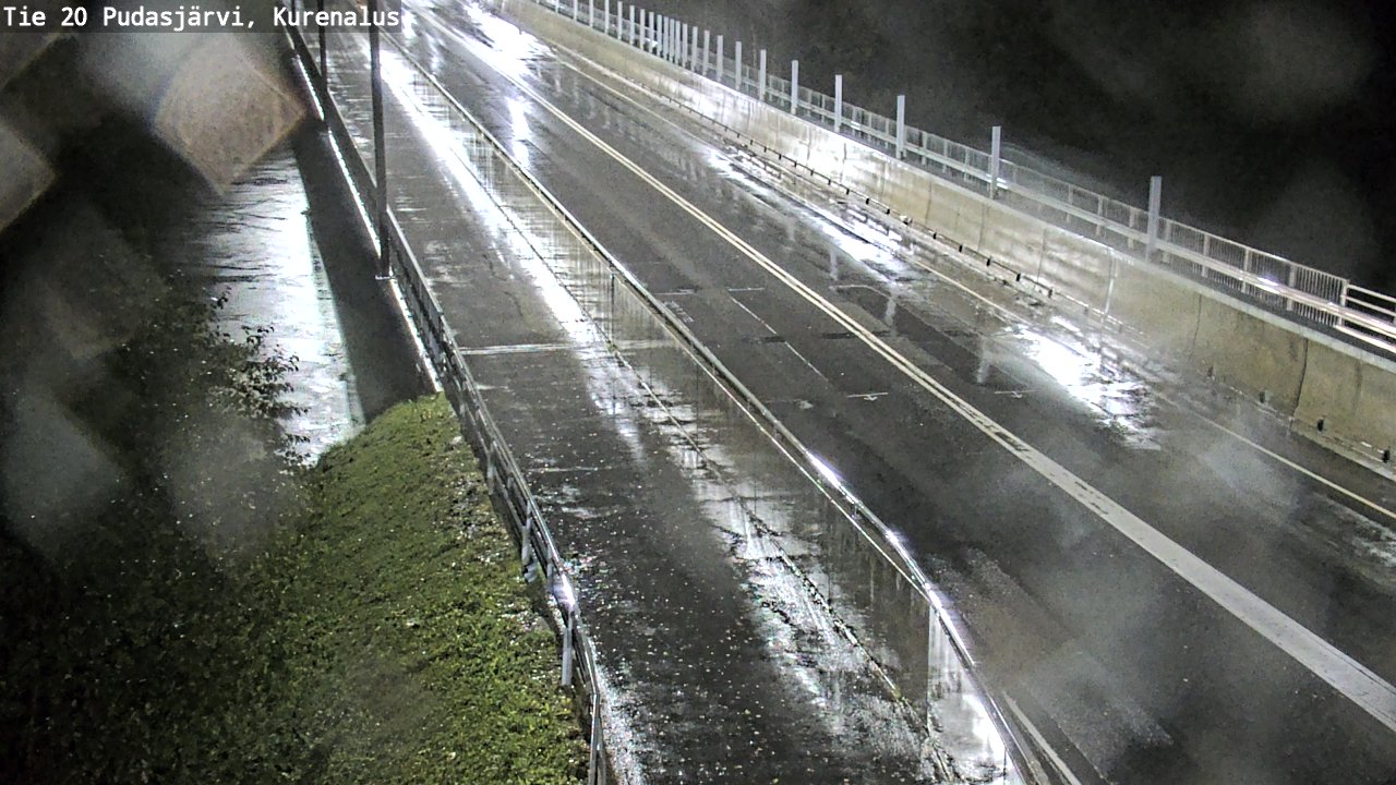 Weather Camera Image Road 20 Pudasjärvi, Kurenalus, Pudasjärvi, Pohjois-Pohjanmaa