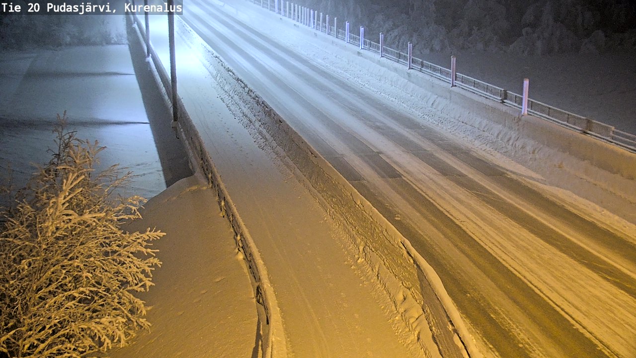 Kelikamerat Kuva Tie 20 Pudasjärvi, Kurenalus, Pudasjärvi, Pohjois-Pohjanmaa