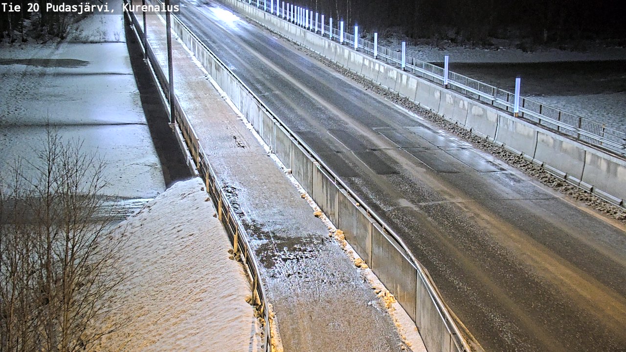 Kelikamerat Kuva Tie 20 Pudasjärvi, Kurenalus, Pudasjärvi, Pohjois-Pohjanmaa