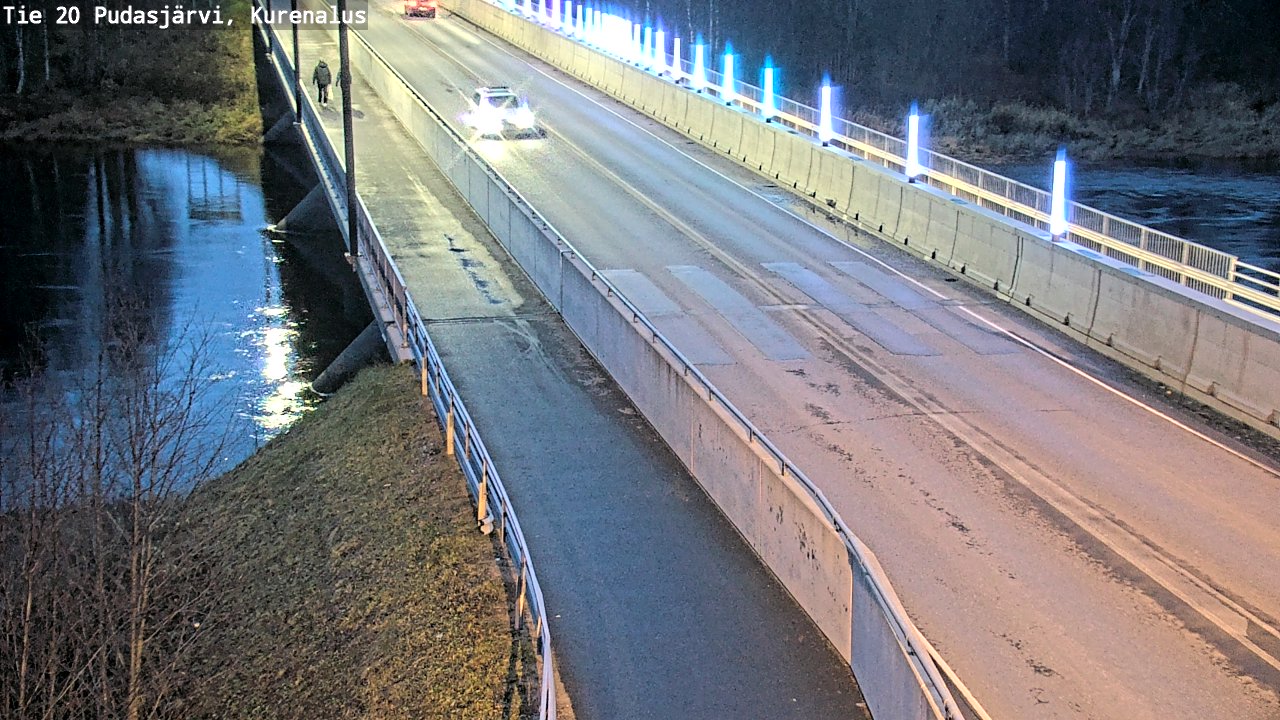 Kelikamerat Kuva Tie 20 Pudasjärvi, Kurenalus, Pudasjärvi, Pohjois-Pohjanmaa