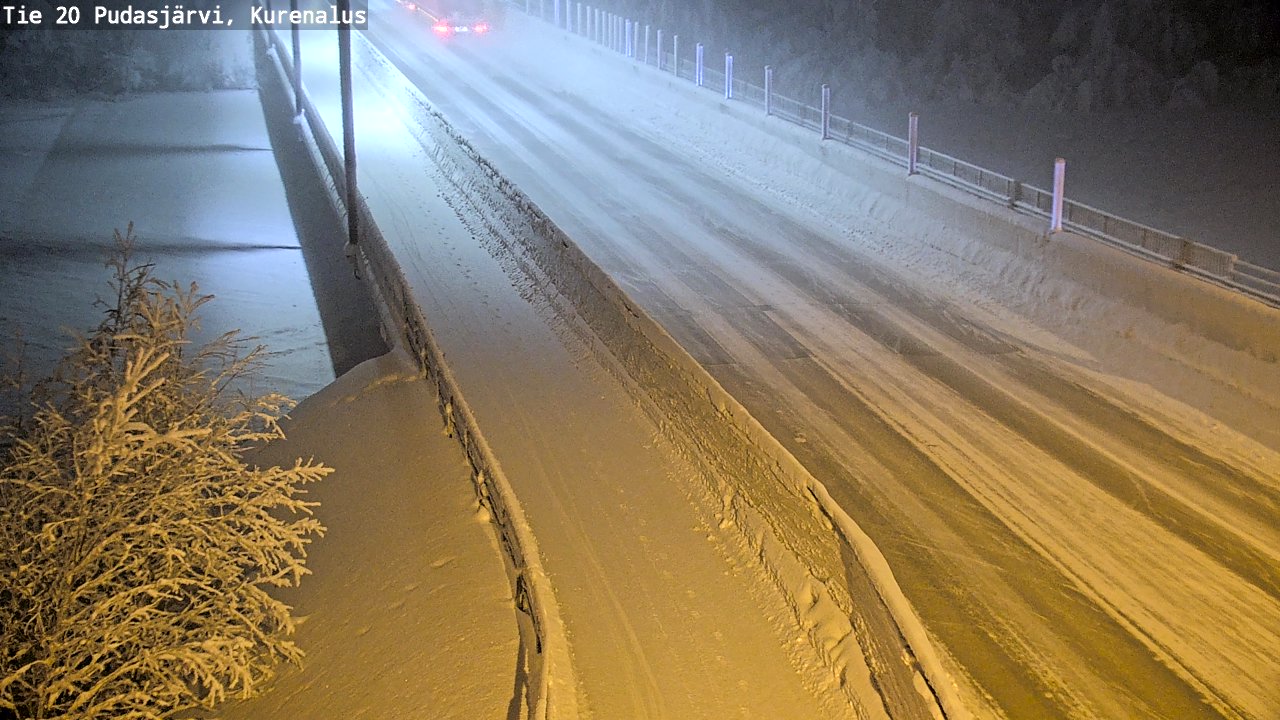 Kelikamerat Kuva Tie 20 Pudasjärvi, Kurenalus, Pudasjärvi, Pohjois-Pohjanmaa