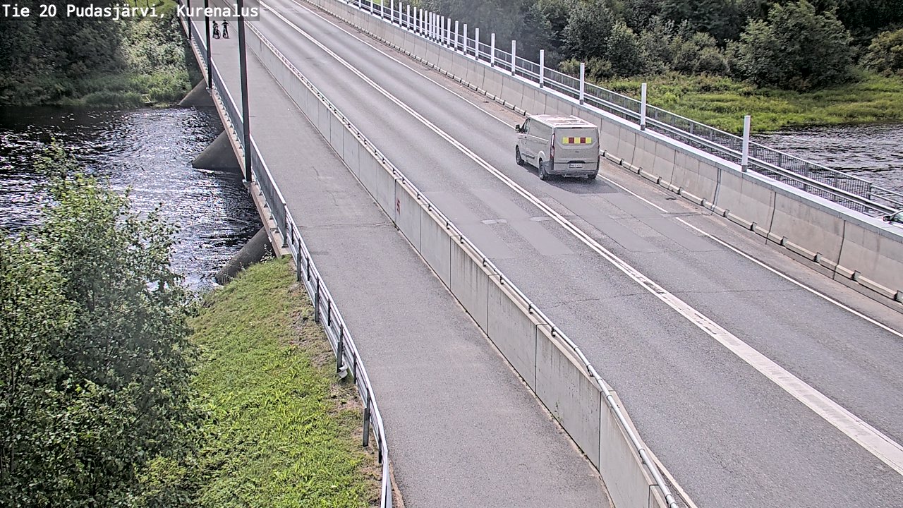 Weather Camera Image Väg 20Pudasjärvi, Kurenalus, Pudasjärvi, Pohjois-Pohjanmaa