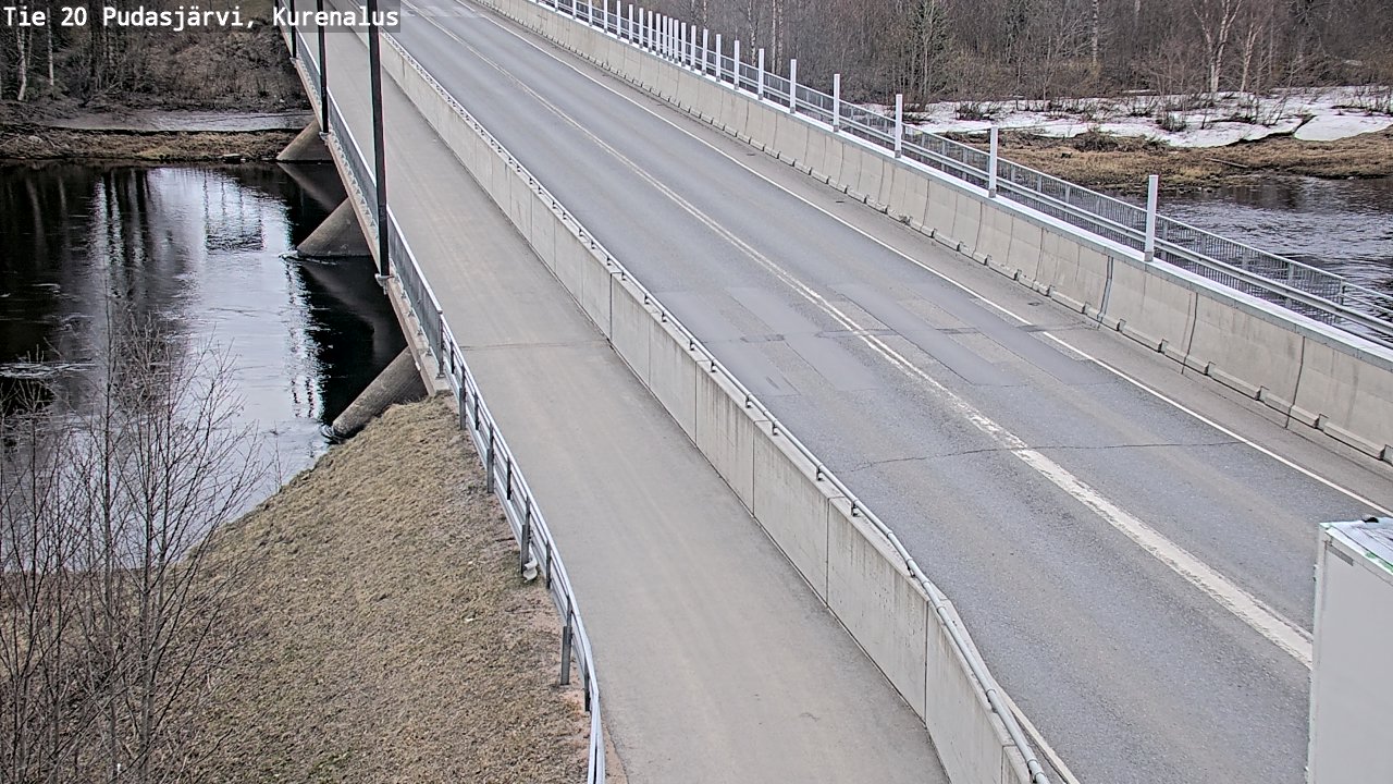 Weather Camera Image Väg 20Pudasjärvi, Kurenalus, Pudasjärvi, Pohjois-Pohjanmaa