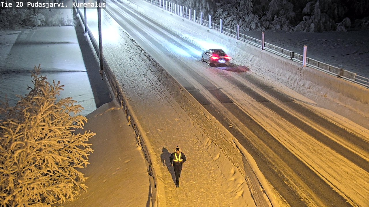 Kelikamerat Kuva Tie 20 Pudasjärvi, Kurenalus, Pudasjärvi, Pohjois-Pohjanmaa