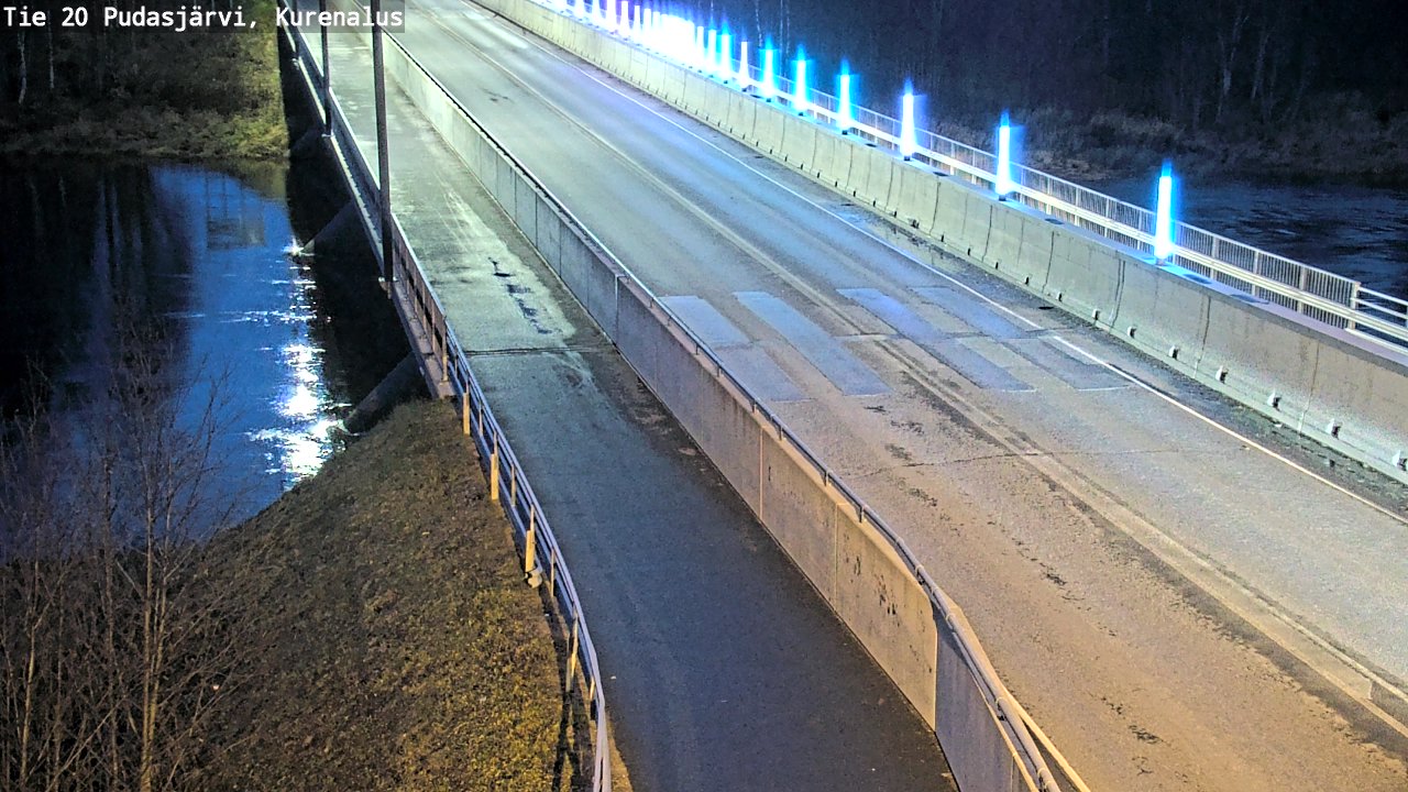 Kelikamerat Kuva Tie 20 Pudasjärvi, Kurenalus, Pudasjärvi, Pohjois-Pohjanmaa