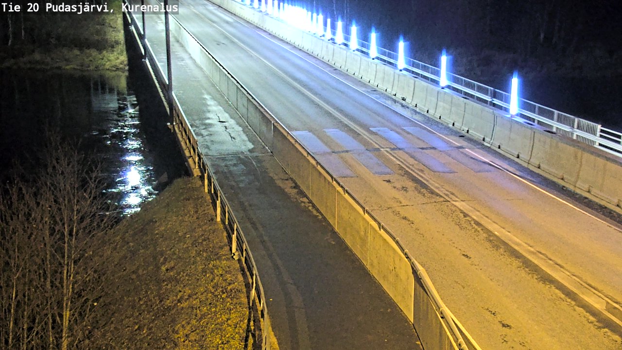 Kelikamerat Kuva Tie 20 Pudasjärvi, Kurenalus, Pudasjärvi, Pohjois-Pohjanmaa
