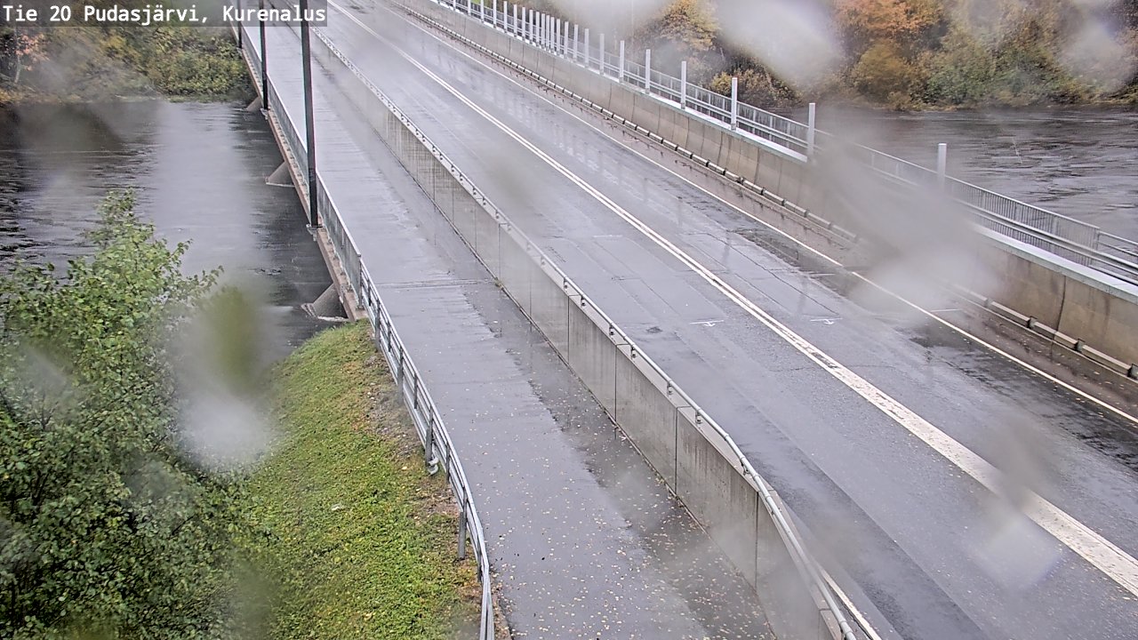 Weather Camera Image Väg 20Pudasjärvi, Kurenalus, Pudasjärvi, Pohjois-Pohjanmaa