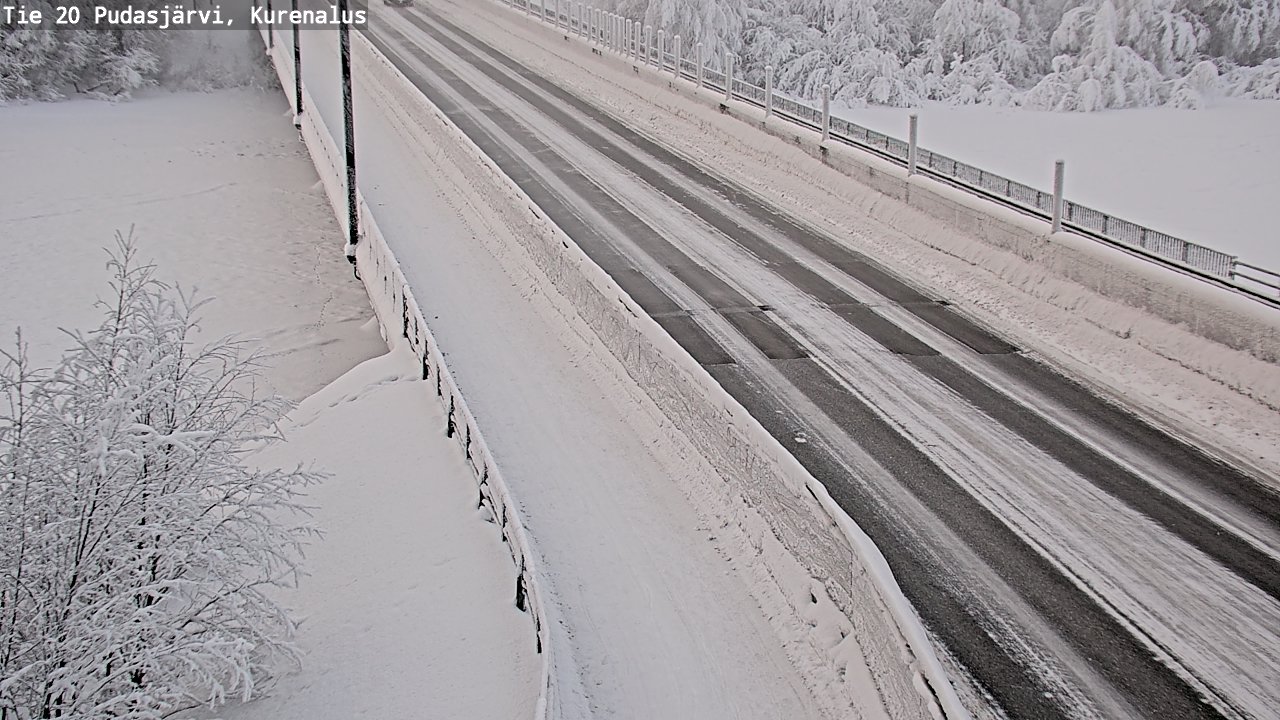 Kelikamerat Kuva Tie 20 Pudasjärvi, Kurenalus, Pudasjärvi, Pohjois-Pohjanmaa