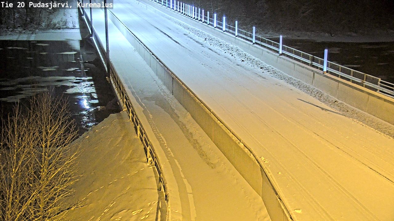 Kelikamerat Kuva Tie 20 Pudasjärvi, Kurenalus, Pudasjärvi, Pohjois-Pohjanmaa