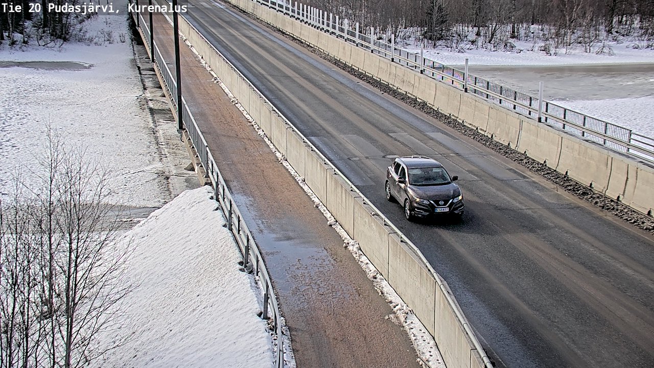Kelikamerat Kuva Tie 20 Pudasjärvi, Kurenalus, Pudasjärvi, Pohjois-Pohjanmaa