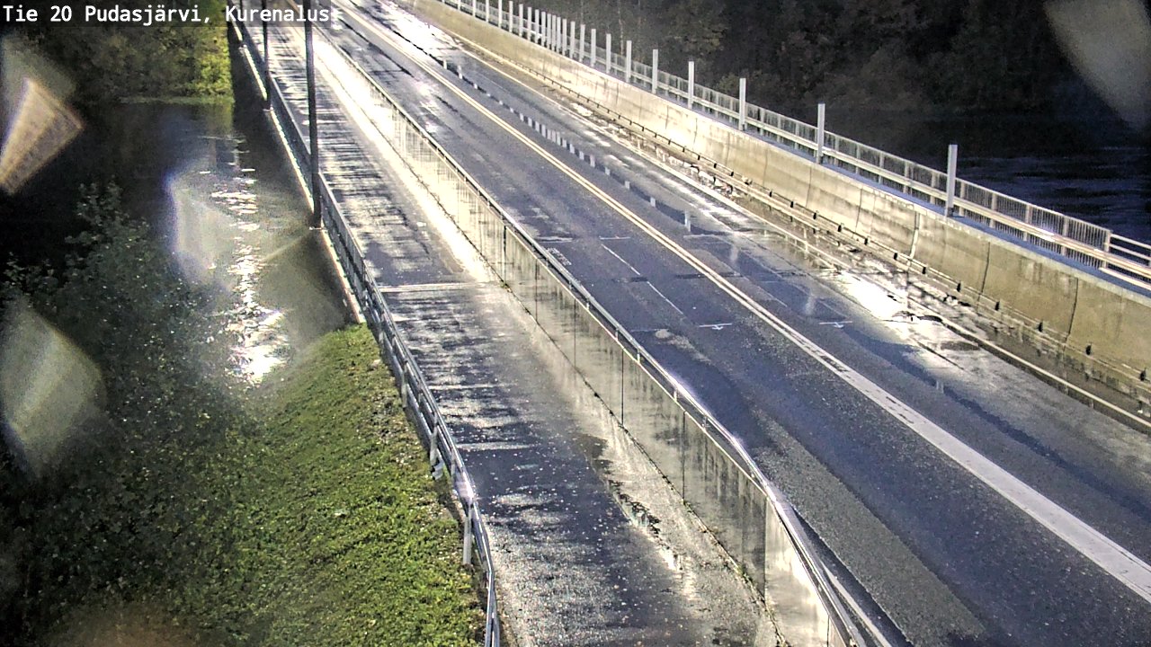 Weather Camera Image Road 20 Pudasjärvi, Kurenalus, Pudasjärvi, Pohjois-Pohjanmaa