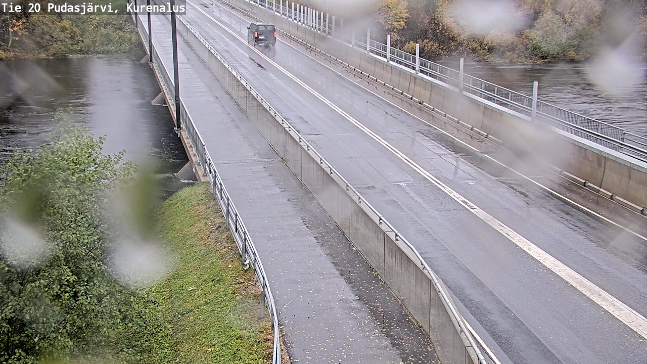 Weather Camera Image Väg 20Pudasjärvi, Kurenalus, Pudasjärvi, Pohjois-Pohjanmaa