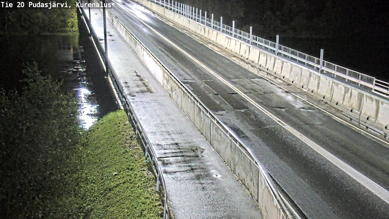 Weather Camera Image Road 20 Pudasjärvi, Kurenalus, Pudasjärvi, Pohjois-Pohjanmaa