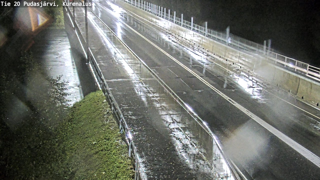 Weather Camera Image Road 20 Pudasjärvi, Kurenalus, Pudasjärvi, Pohjois-Pohjanmaa