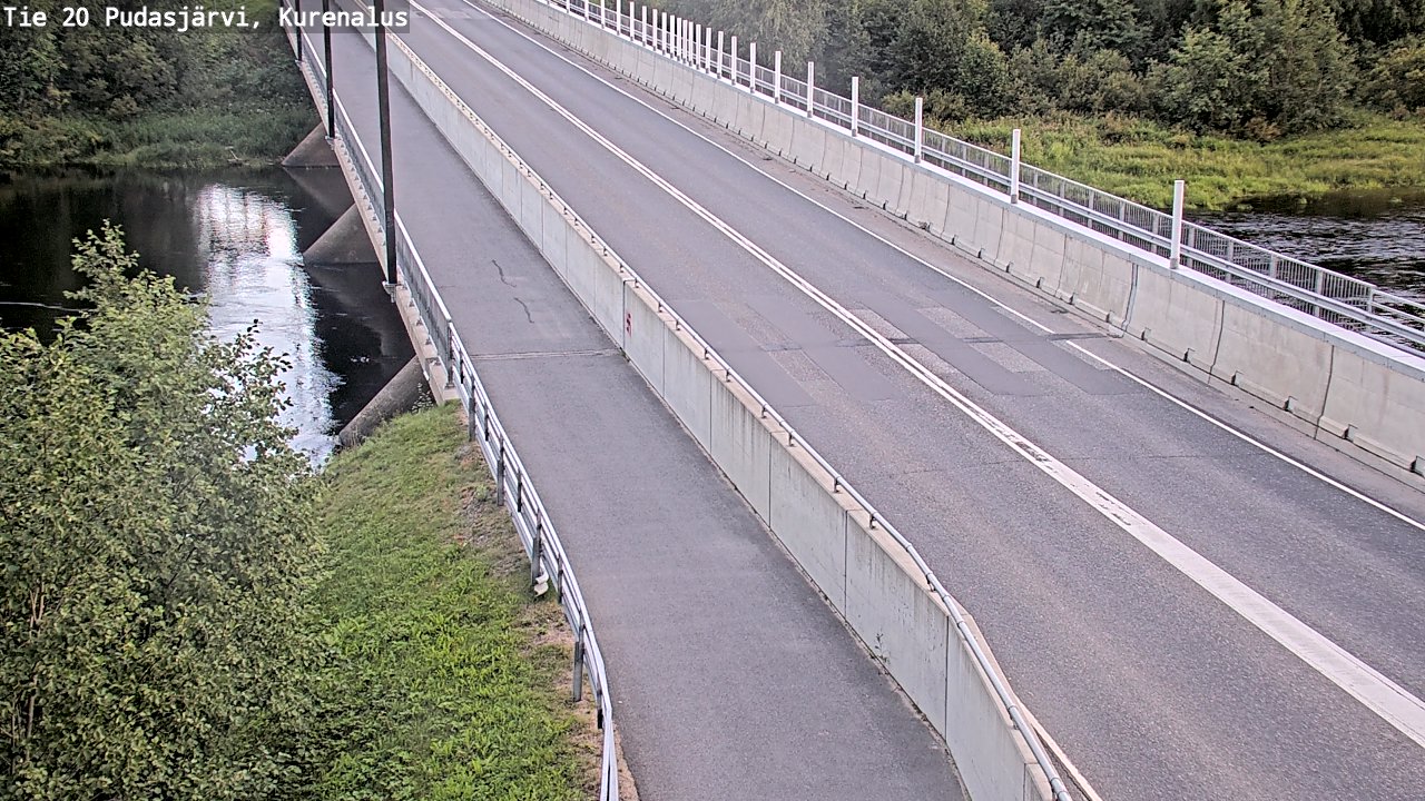 Weather Camera Image Väg 20Pudasjärvi, Kurenalus, Pudasjärvi, Pohjois-Pohjanmaa