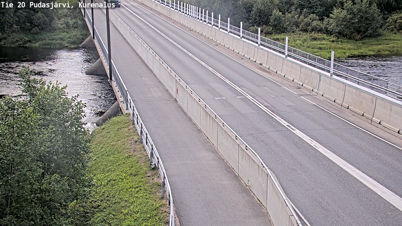 Weather Camera Image Väg 20Pudasjärvi, Kurenalus, Pudasjärvi, Pohjois-Pohjanmaa