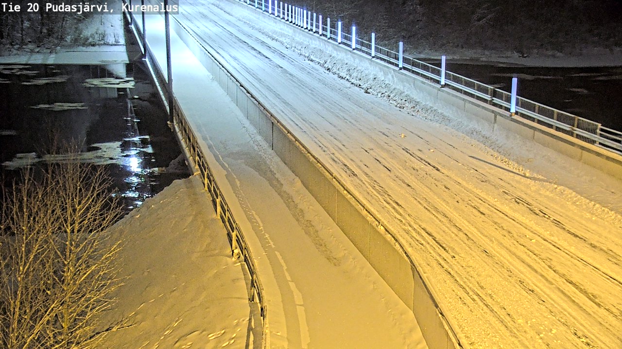 Kelikamerat Kuva Tie 20 Pudasjärvi, Kurenalus, Pudasjärvi, Pohjois-Pohjanmaa