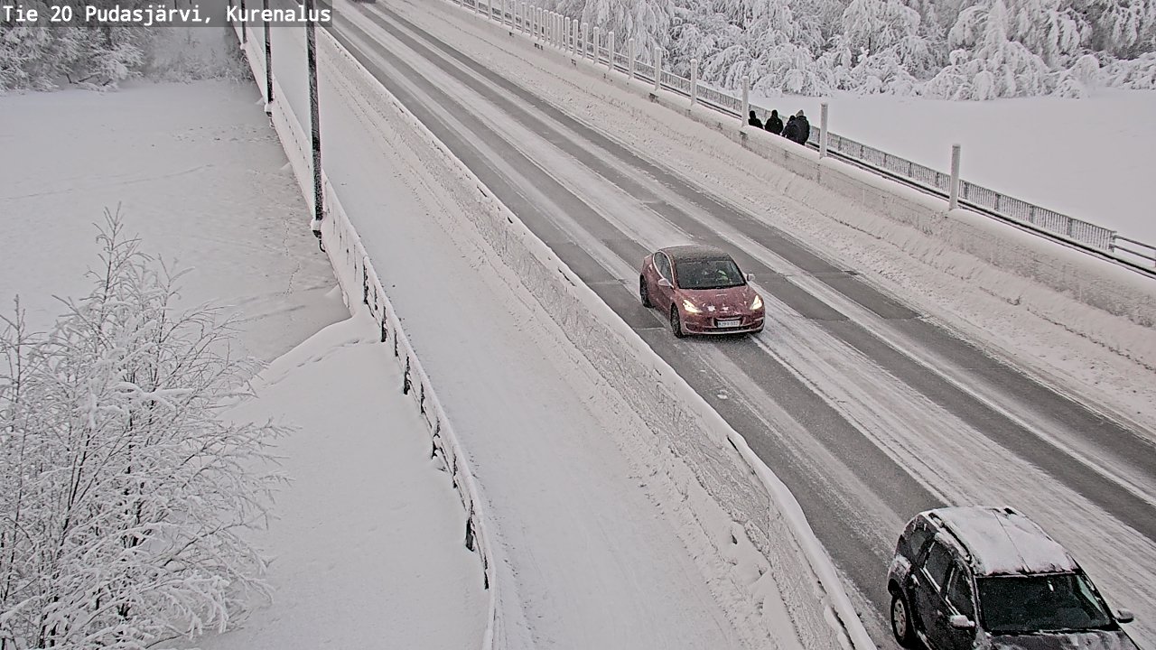 Kelikamerat Kuva Tie 20 Pudasjärvi, Kurenalus, Pudasjärvi, Pohjois-Pohjanmaa