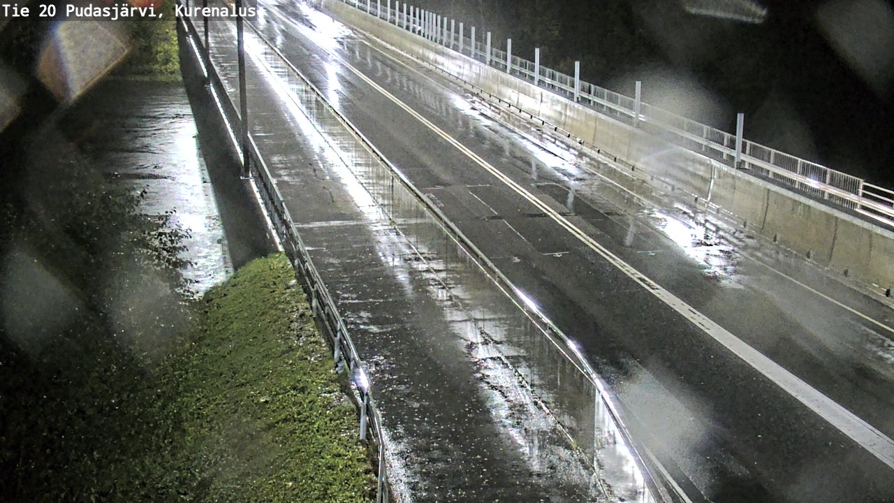Weather Camera Image Road 20 Pudasjärvi, Kurenalus, Pudasjärvi, Pohjois-Pohjanmaa