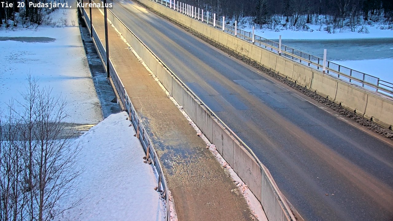 Kelikamerat Kuva Tie 20 Pudasjärvi, Kurenalus, Pudasjärvi, Pohjois-Pohjanmaa