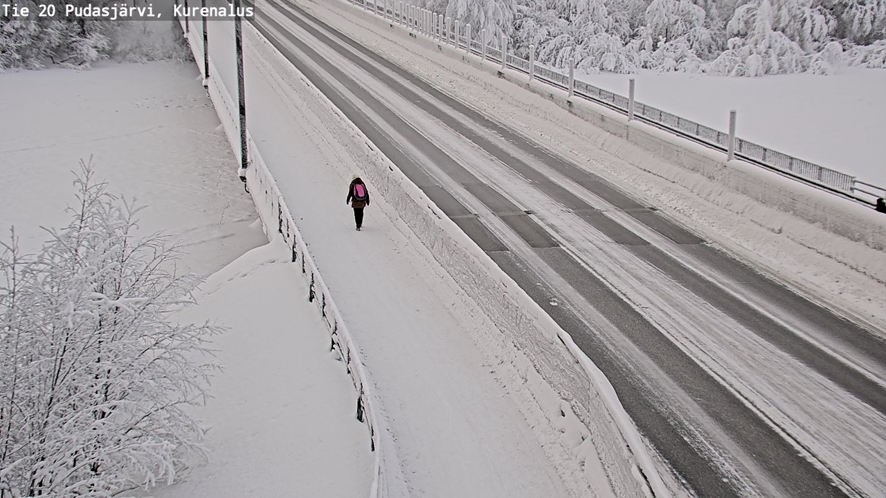 Kelikamerat Kuva Tie 20 Pudasjärvi, Kurenalus, Pudasjärvi, Pohjois-Pohjanmaa