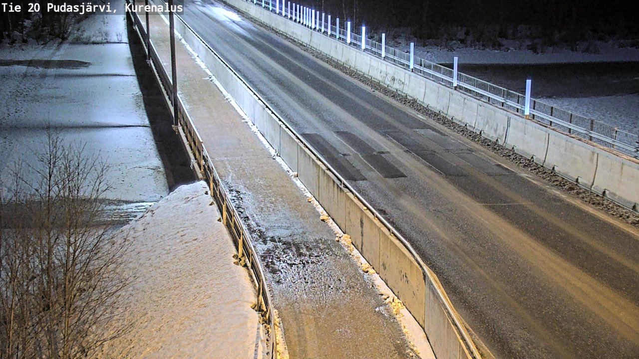Kelikamerat Kuva Tie 20 Pudasjärvi, Kurenalus, Pudasjärvi, Pohjois-Pohjanmaa
