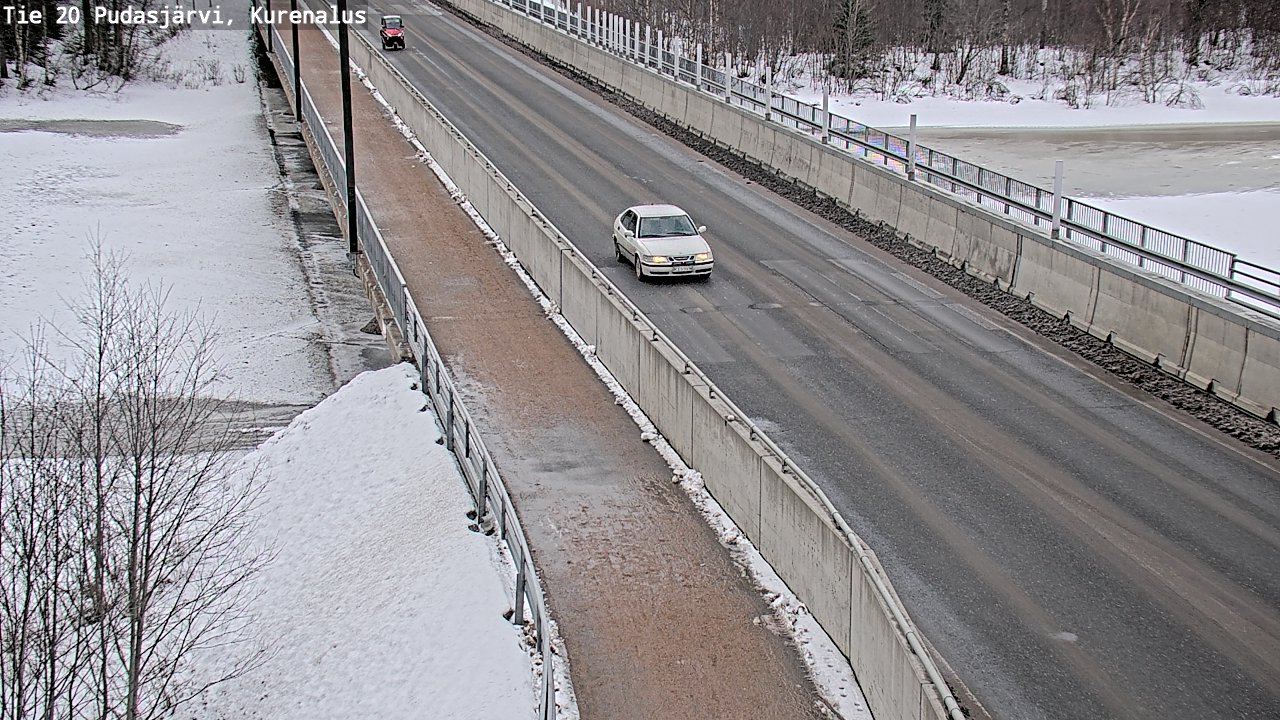 Kelikamerat Kuva Tie 20 Pudasjärvi, Kurenalus, Pudasjärvi, Pohjois-Pohjanmaa