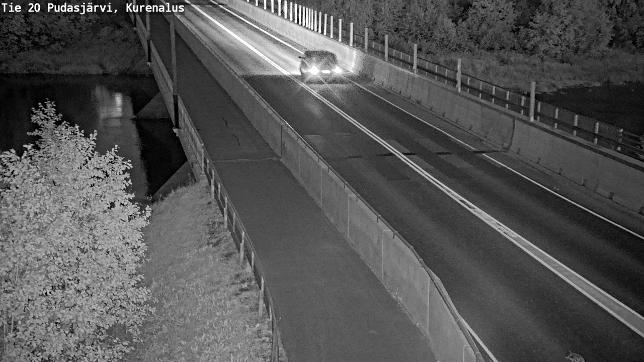 Weather Camera Image Väg 20Pudasjärvi, Kurenalus, Pudasjärvi, Pohjois-Pohjanmaa