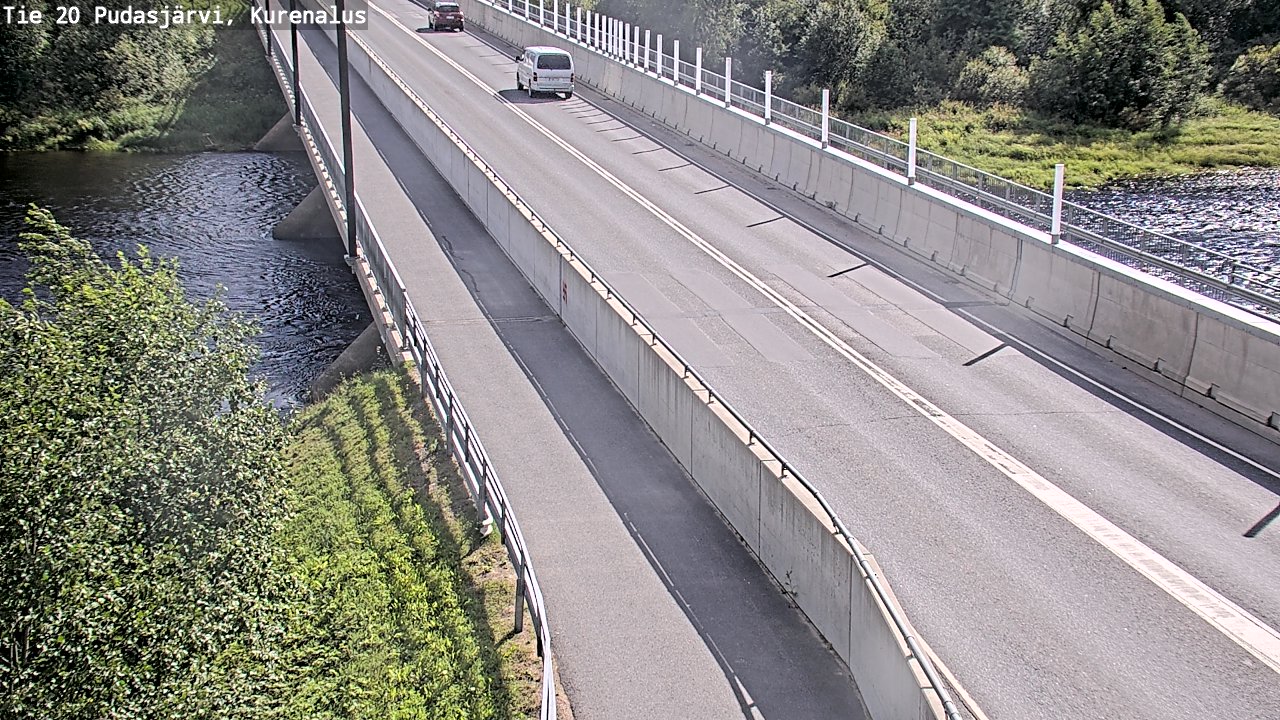 Weather Camera Image Väg 20Pudasjärvi, Kurenalus, Pudasjärvi, Pohjois-Pohjanmaa