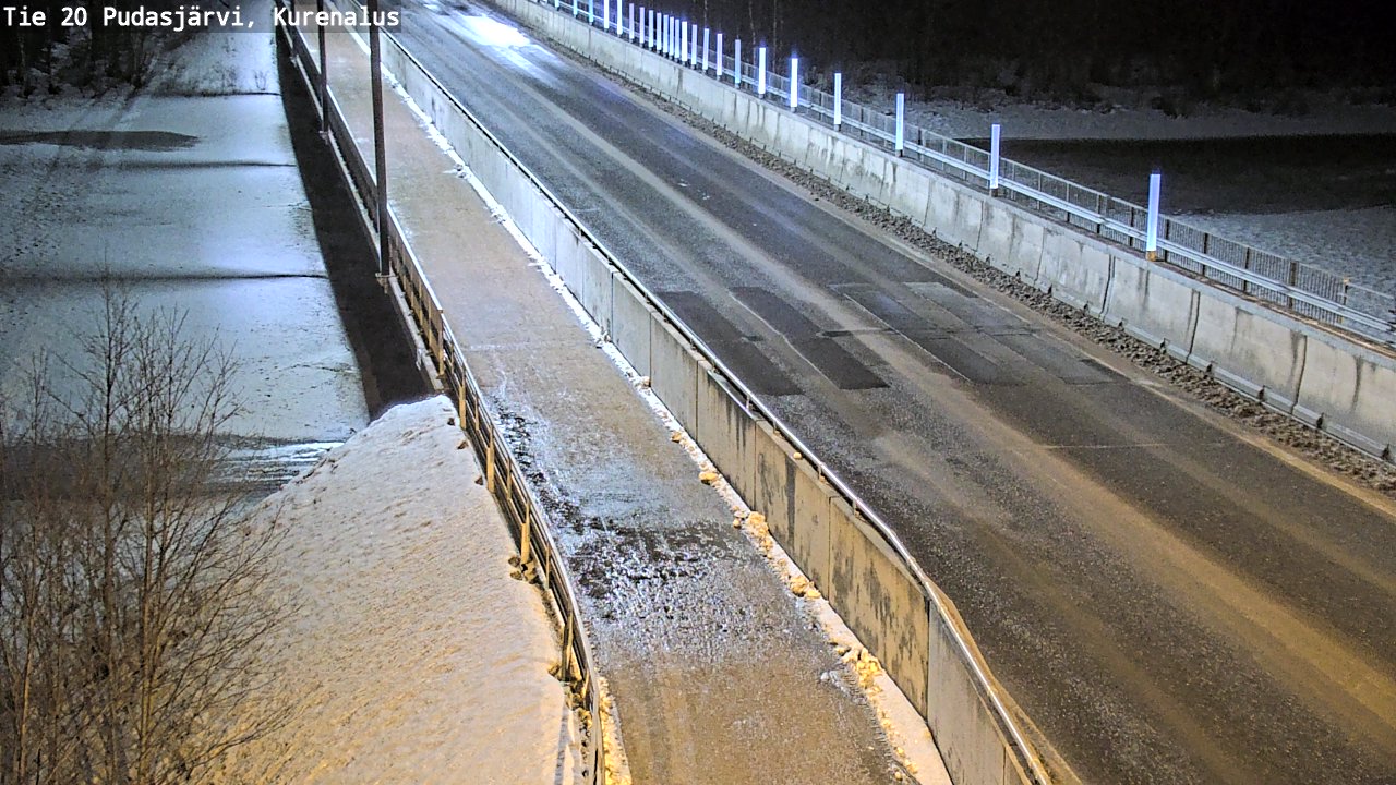 Kelikamerat Kuva Tie 20 Pudasjärvi, Kurenalus, Pudasjärvi, Pohjois-Pohjanmaa