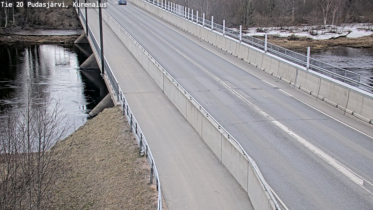 Weather Camera Image Väg 20Pudasjärvi, Kurenalus, Pudasjärvi, Pohjois-Pohjanmaa