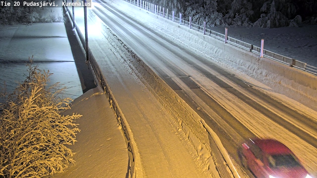 Kelikamerat Kuva Tie 20 Pudasjärvi, Kurenalus, Pudasjärvi, Pohjois-Pohjanmaa
