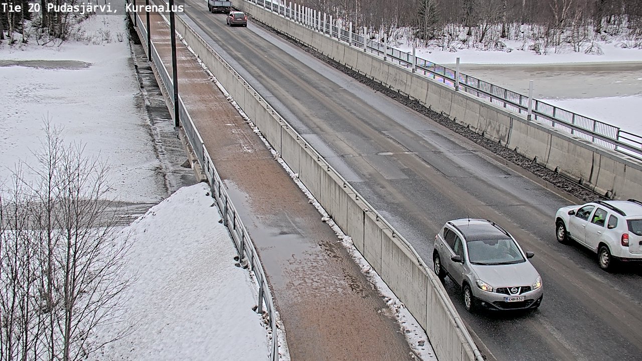 Kelikamerat Kuva Tie 20 Pudasjärvi, Kurenalus, Pudasjärvi, Pohjois-Pohjanmaa