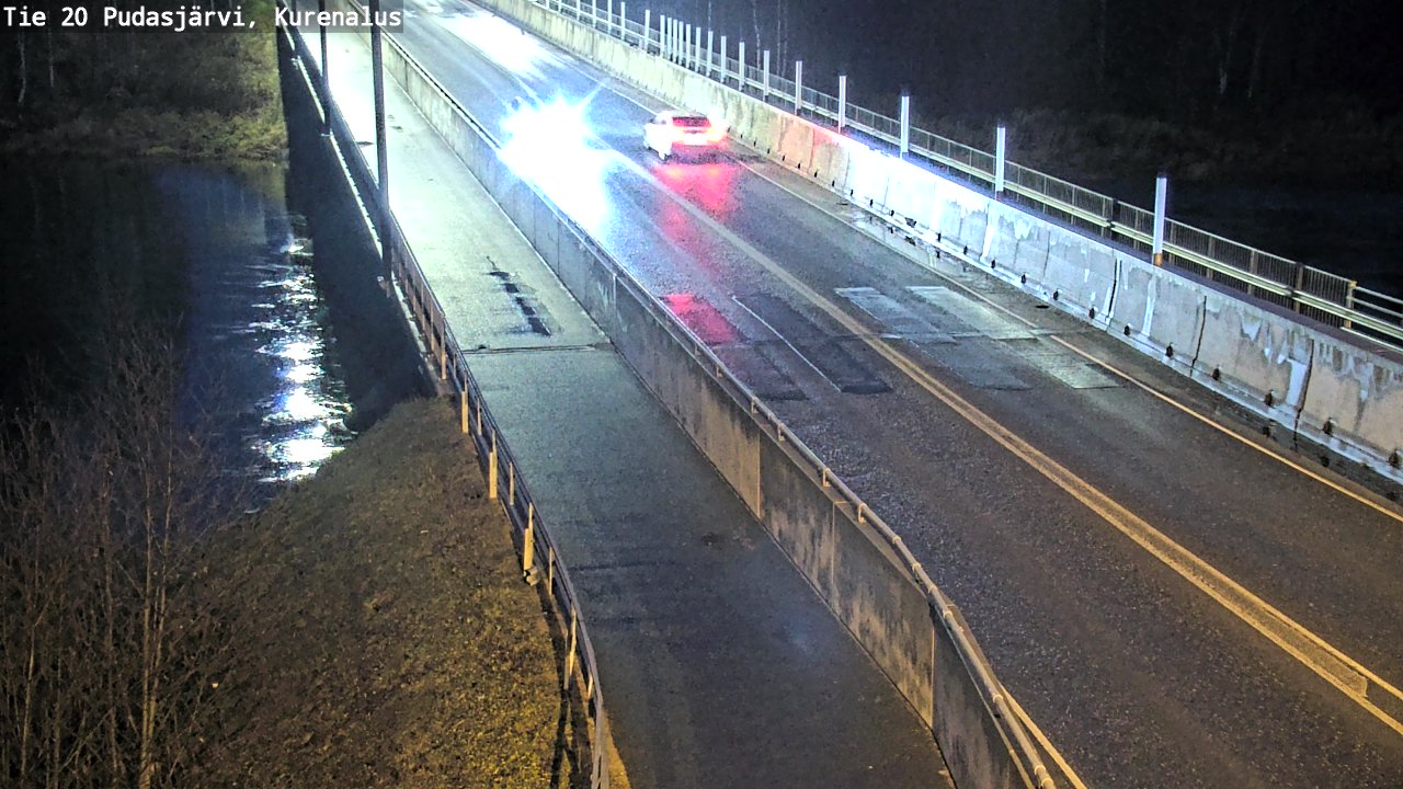 Kelikamerat Kuva Tie 20 Pudasjärvi, Kurenalus, Pudasjärvi, Pohjois-Pohjanmaa