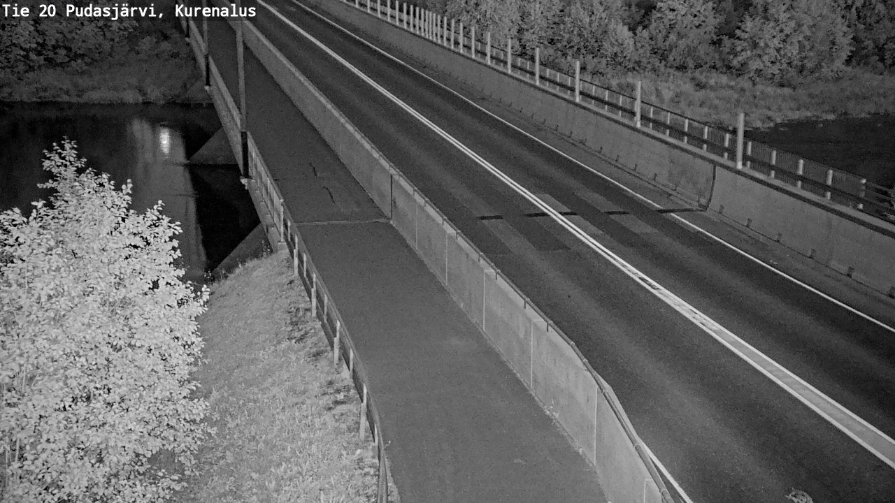 Weather Camera Image Väg 20Pudasjärvi, Kurenalus, Pudasjärvi, Pohjois-Pohjanmaa