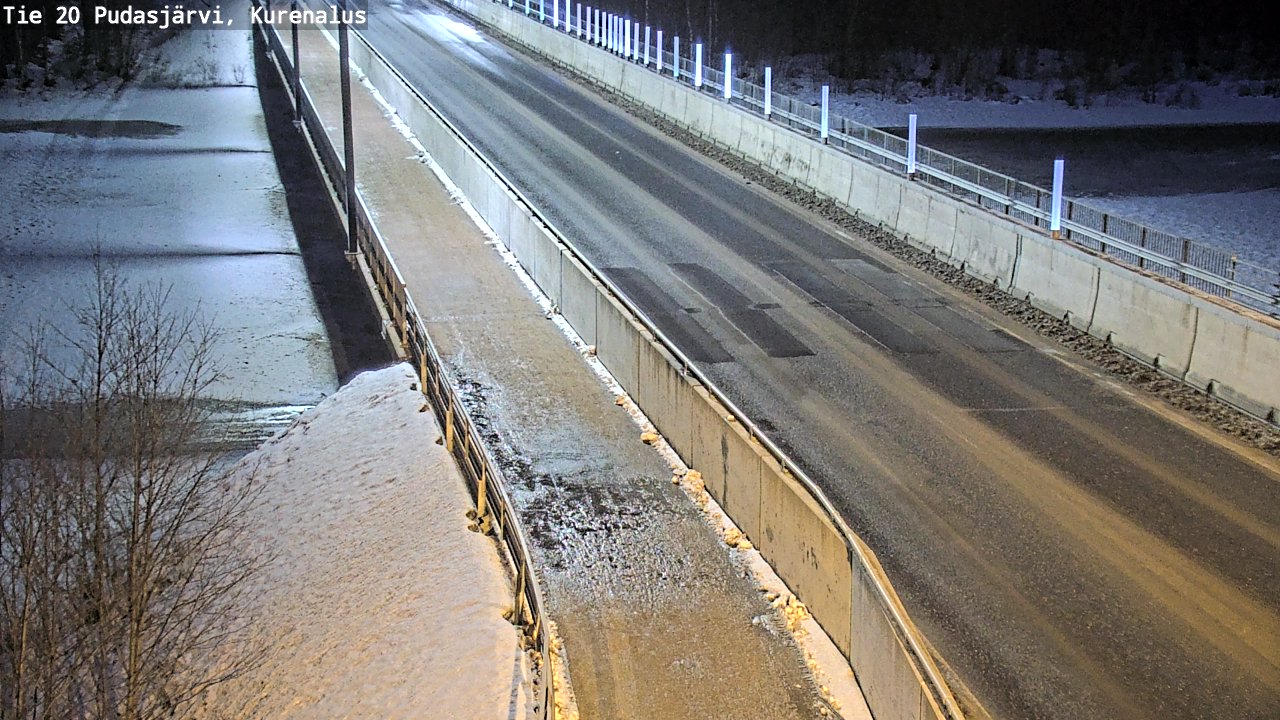 Kelikamerat Kuva Tie 20 Pudasjärvi, Kurenalus, Pudasjärvi, Pohjois-Pohjanmaa