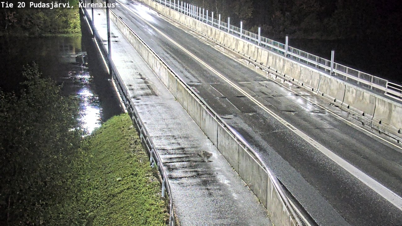 Weather Camera Image Road 20 Pudasjärvi, Kurenalus, Pudasjärvi, Pohjois-Pohjanmaa
