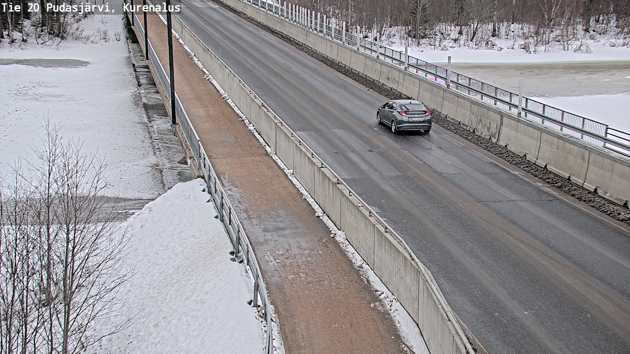 Kelikamerat Kuva Tie 20 Pudasjärvi, Kurenalus, Pudasjärvi, Pohjois-Pohjanmaa