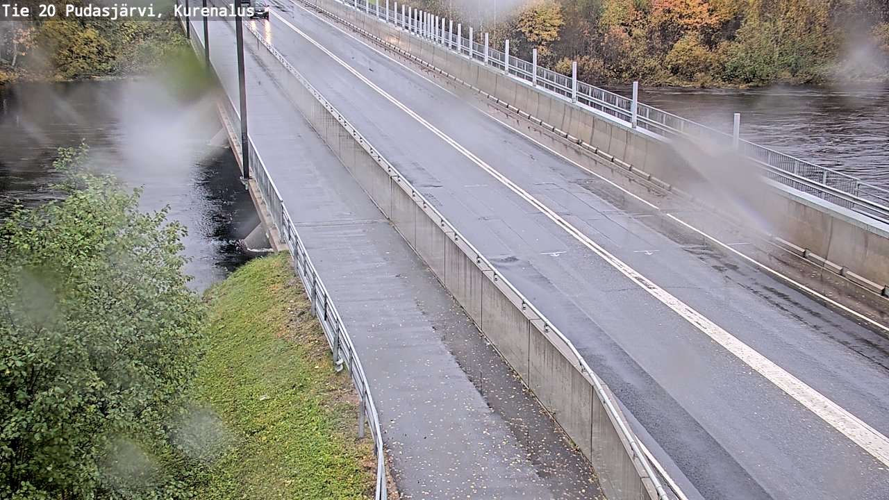 Weather Camera Image Väg 20Pudasjärvi, Kurenalus, Pudasjärvi, Pohjois-Pohjanmaa