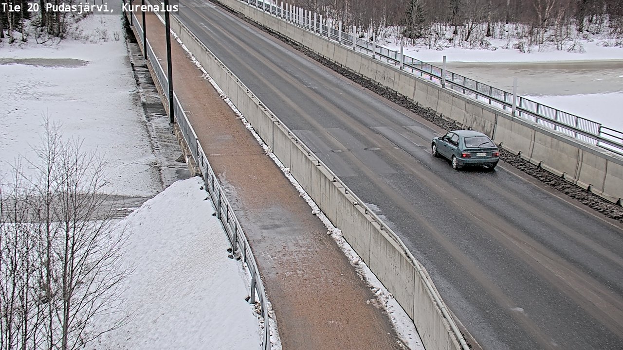 Kelikamerat Kuva Tie 20 Pudasjärvi, Kurenalus, Pudasjärvi, Pohjois-Pohjanmaa
