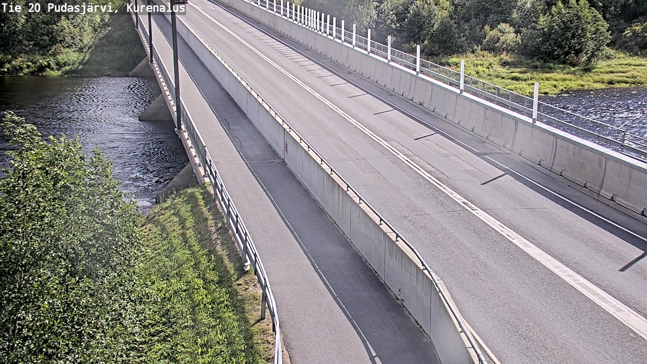 Weather Camera Image Väg 20Pudasjärvi, Kurenalus, Pudasjärvi, Pohjois-Pohjanmaa