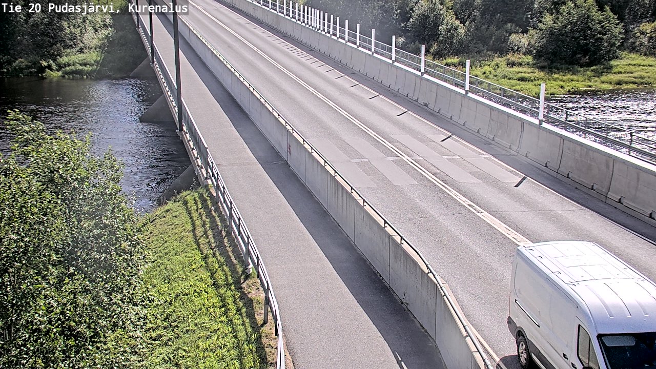 Weather Camera Image Väg 20Pudasjärvi, Kurenalus, Pudasjärvi, Pohjois-Pohjanmaa