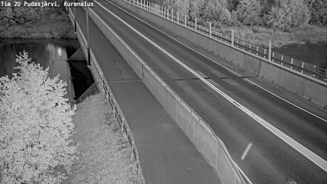 Weather Camera Image Väg 20Pudasjärvi, Kurenalus, Pudasjärvi, Pohjois-Pohjanmaa