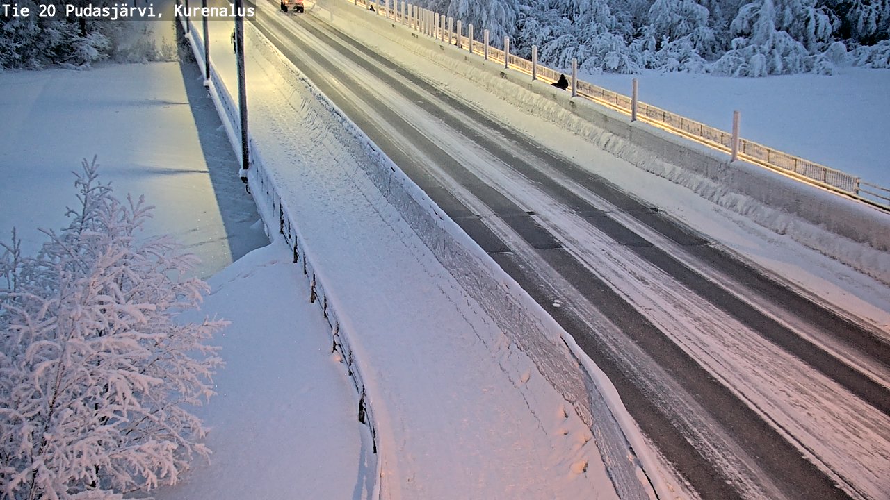 Kelikamerat Kuva Tie 20 Pudasjärvi, Kurenalus, Pudasjärvi, Pohjois-Pohjanmaa