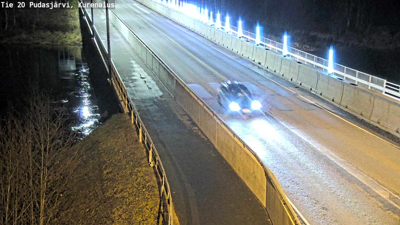 Kelikamerat Kuva Tie 20 Pudasjärvi, Kurenalus, Pudasjärvi, Pohjois-Pohjanmaa