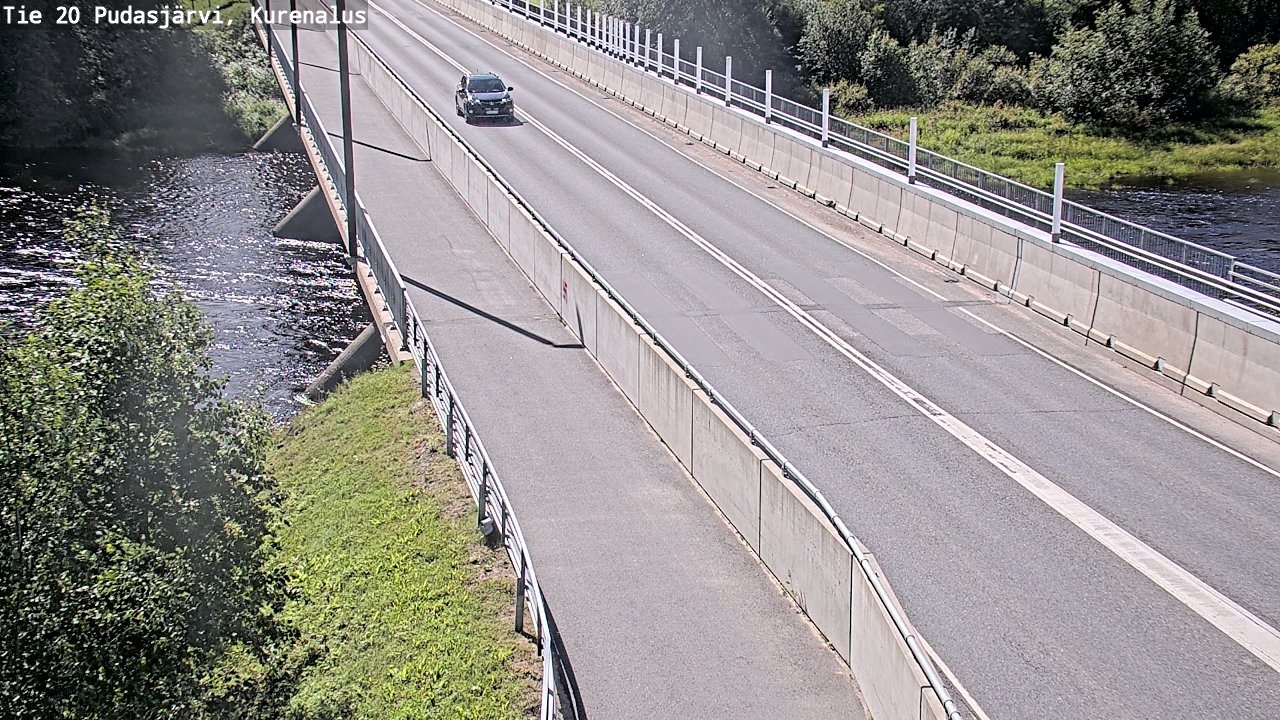 Weather Camera Image Väg 20Pudasjärvi, Kurenalus, Pudasjärvi, Pohjois-Pohjanmaa